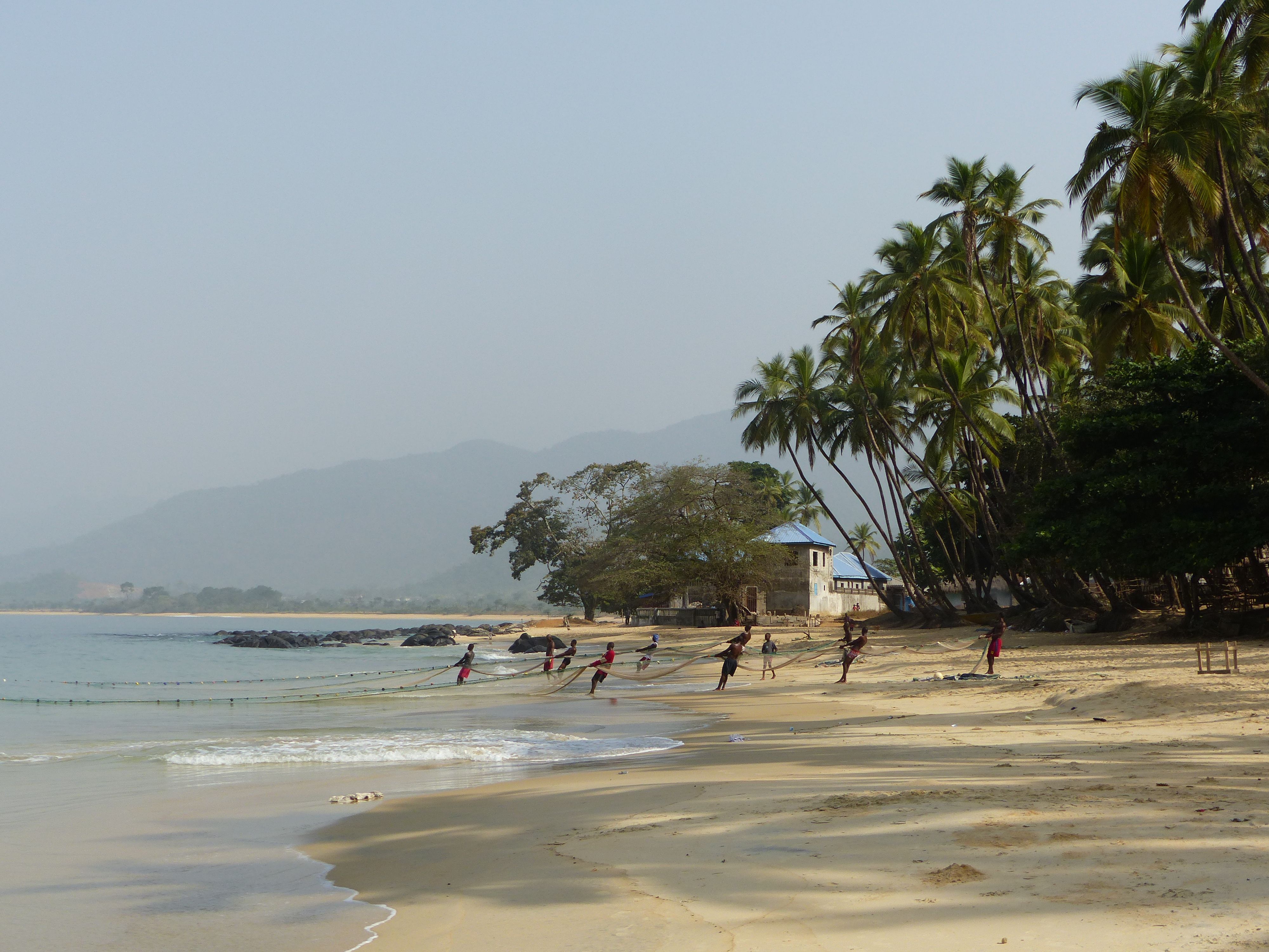 Bureh beach, Sierra Leone