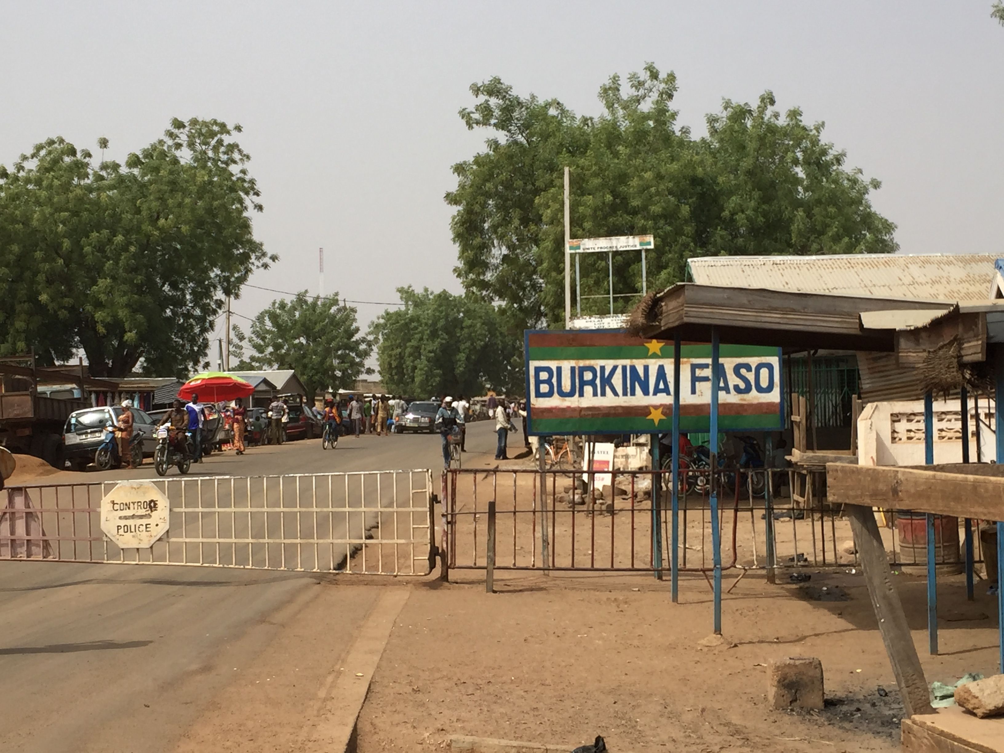 Burkina Faso - Ghana border crossing