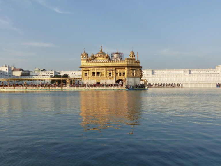 The Golden Temple, Amritsar, India. One of Sikhism's holiest sites.
