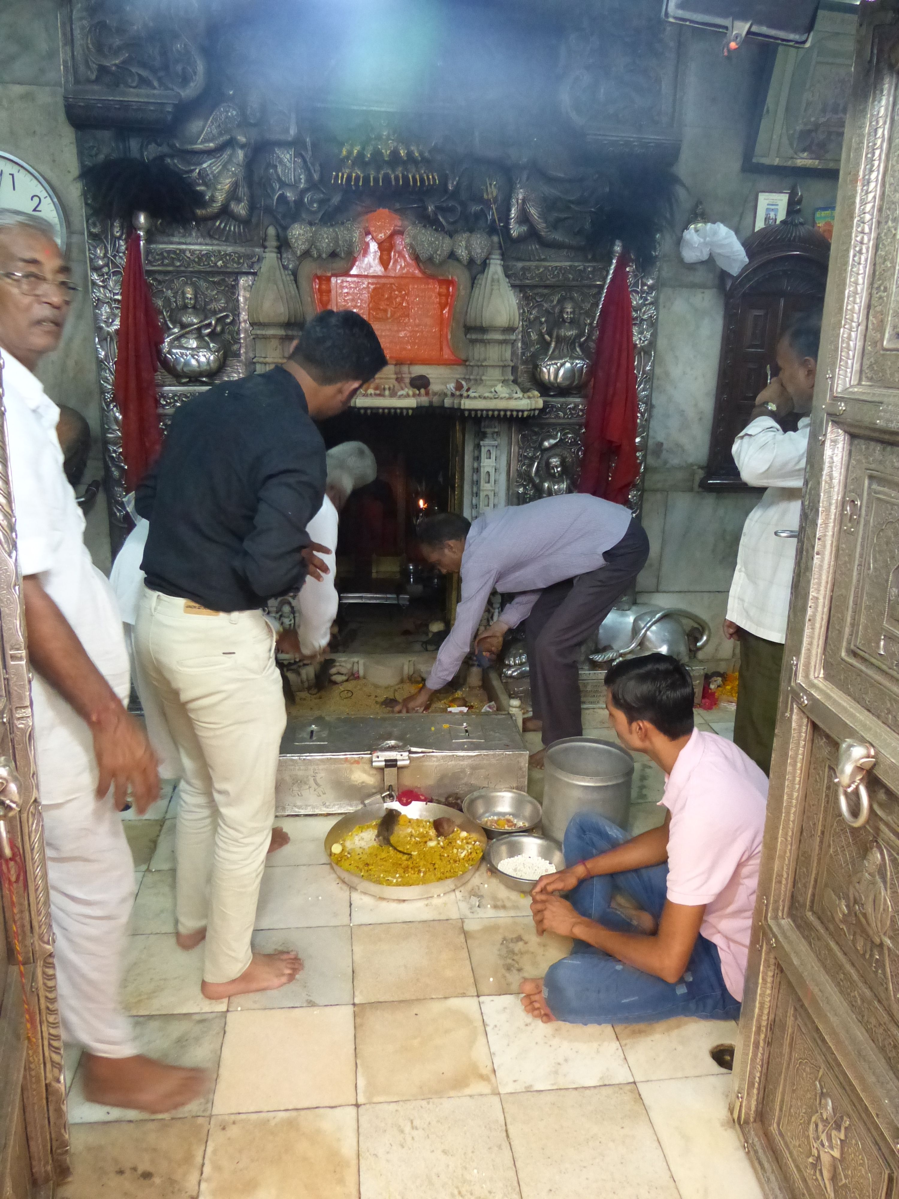 Near Bikaner, Karni Mata Rat Temple