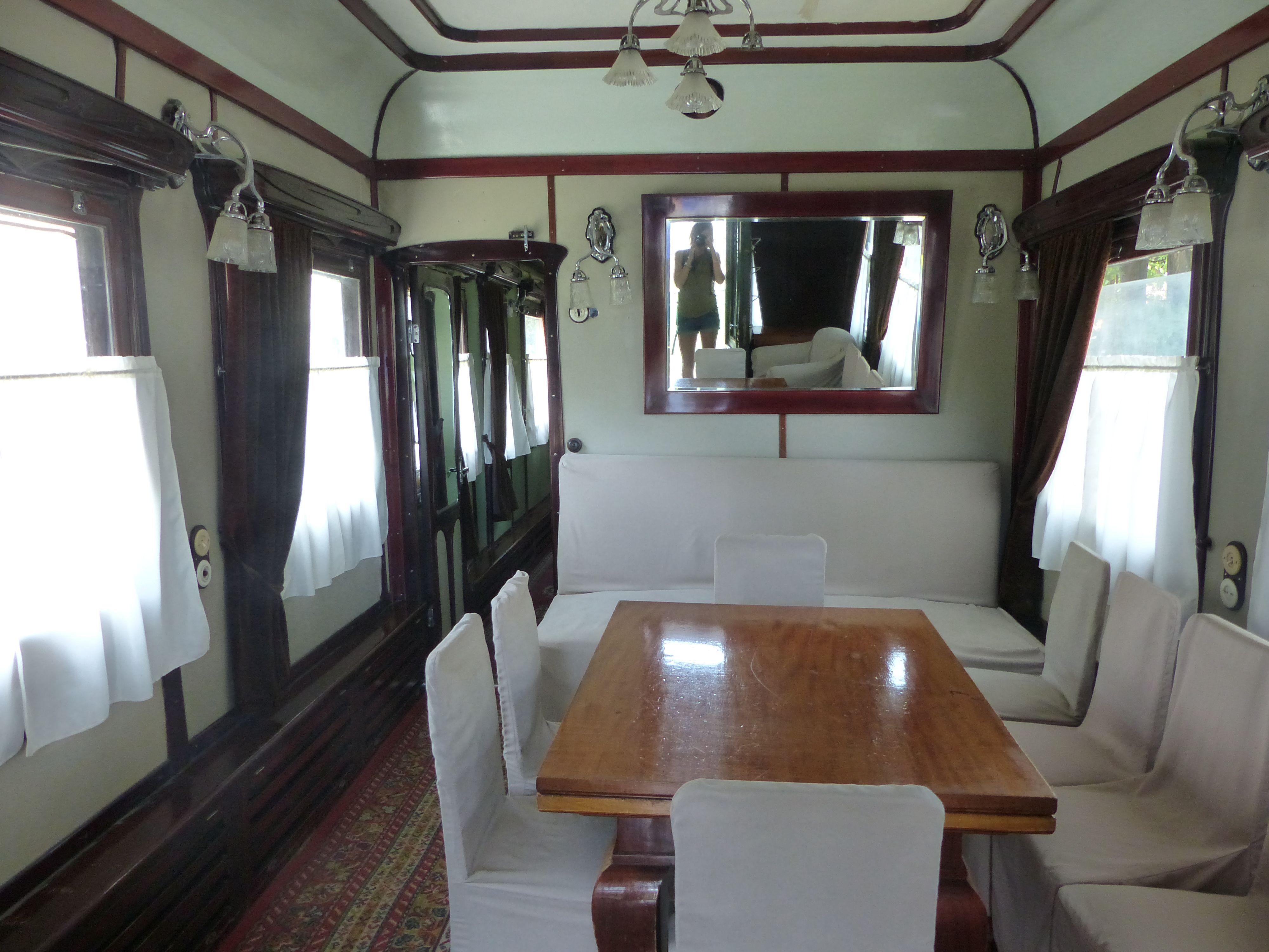 Stalin's private train carriage, at the Stalin museum, Gori