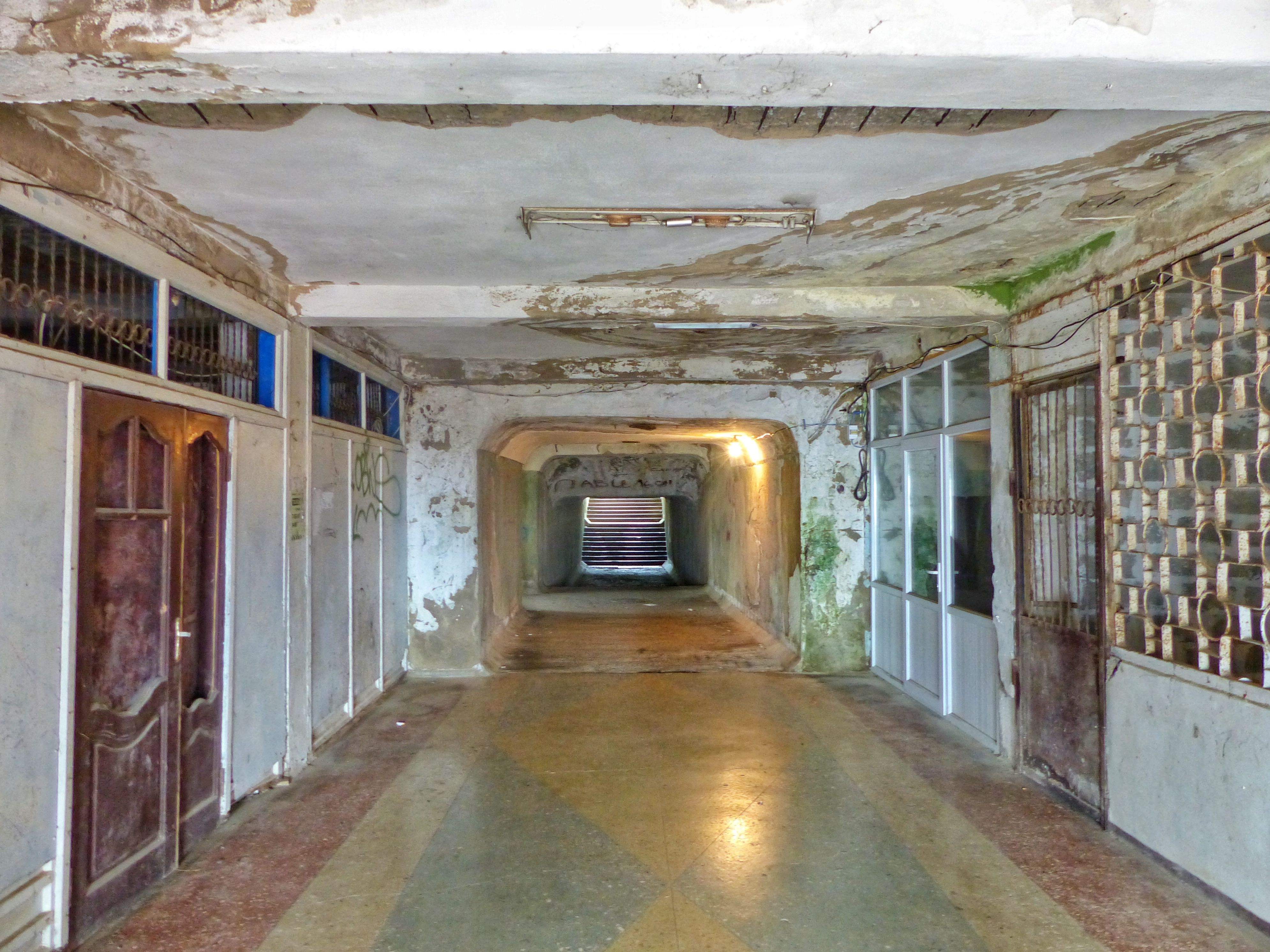 Gagra, abandoned train station