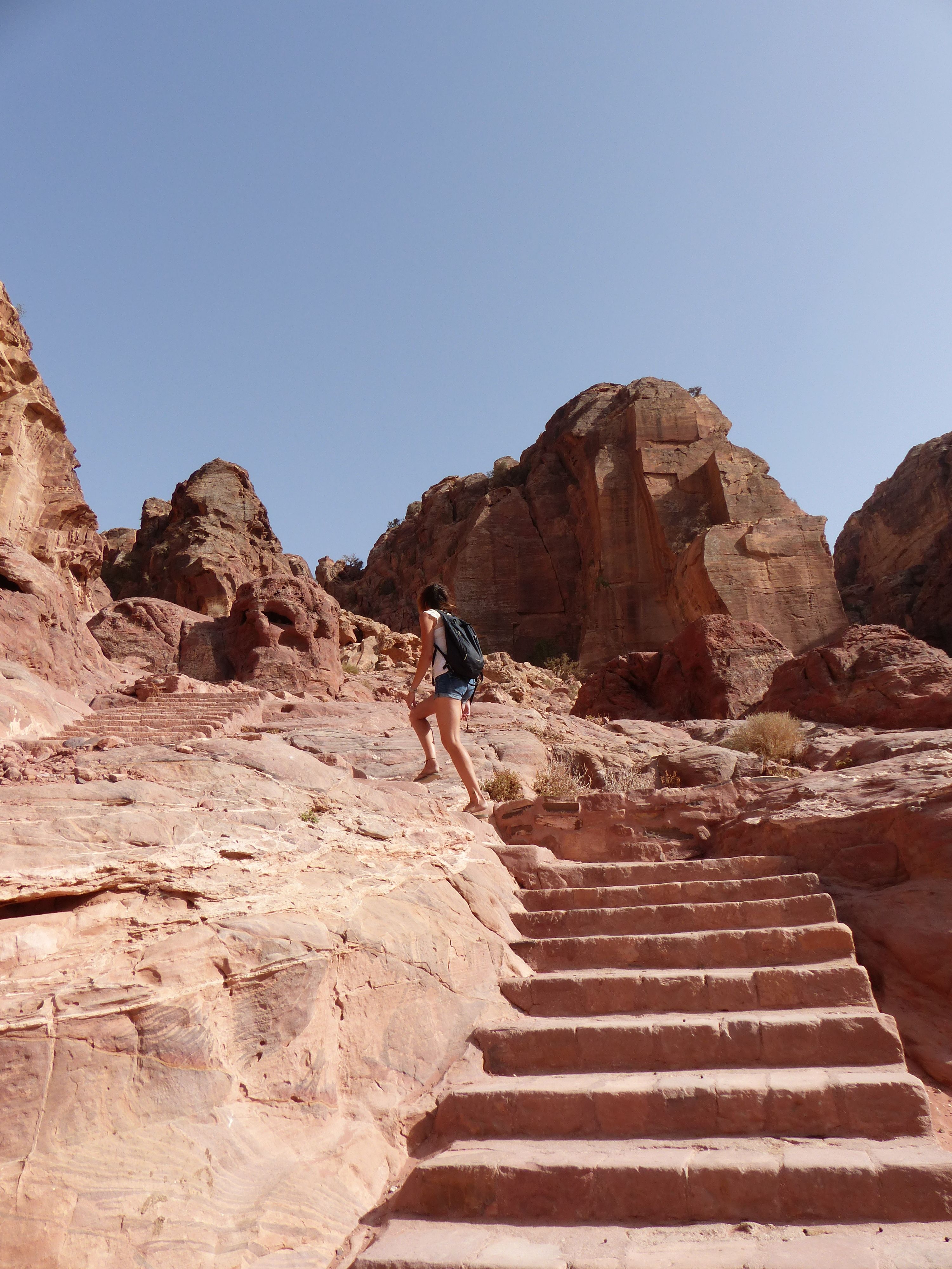 Petra, way to the High Place of Sacrifice