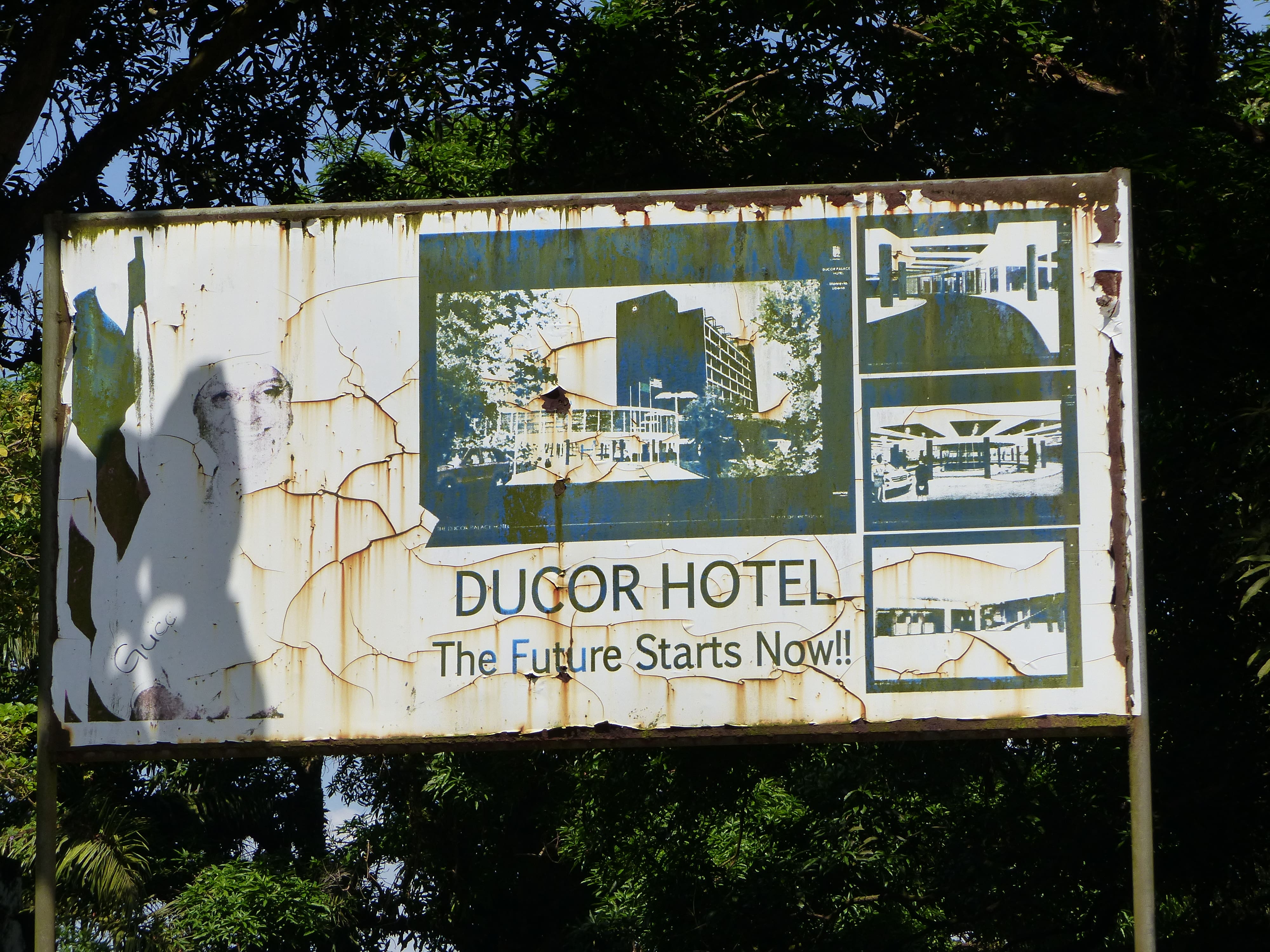 Ducor Hotel sign