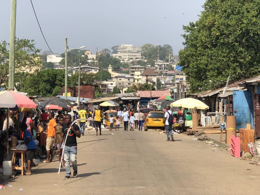 Traffic in Monrovia, Liberia