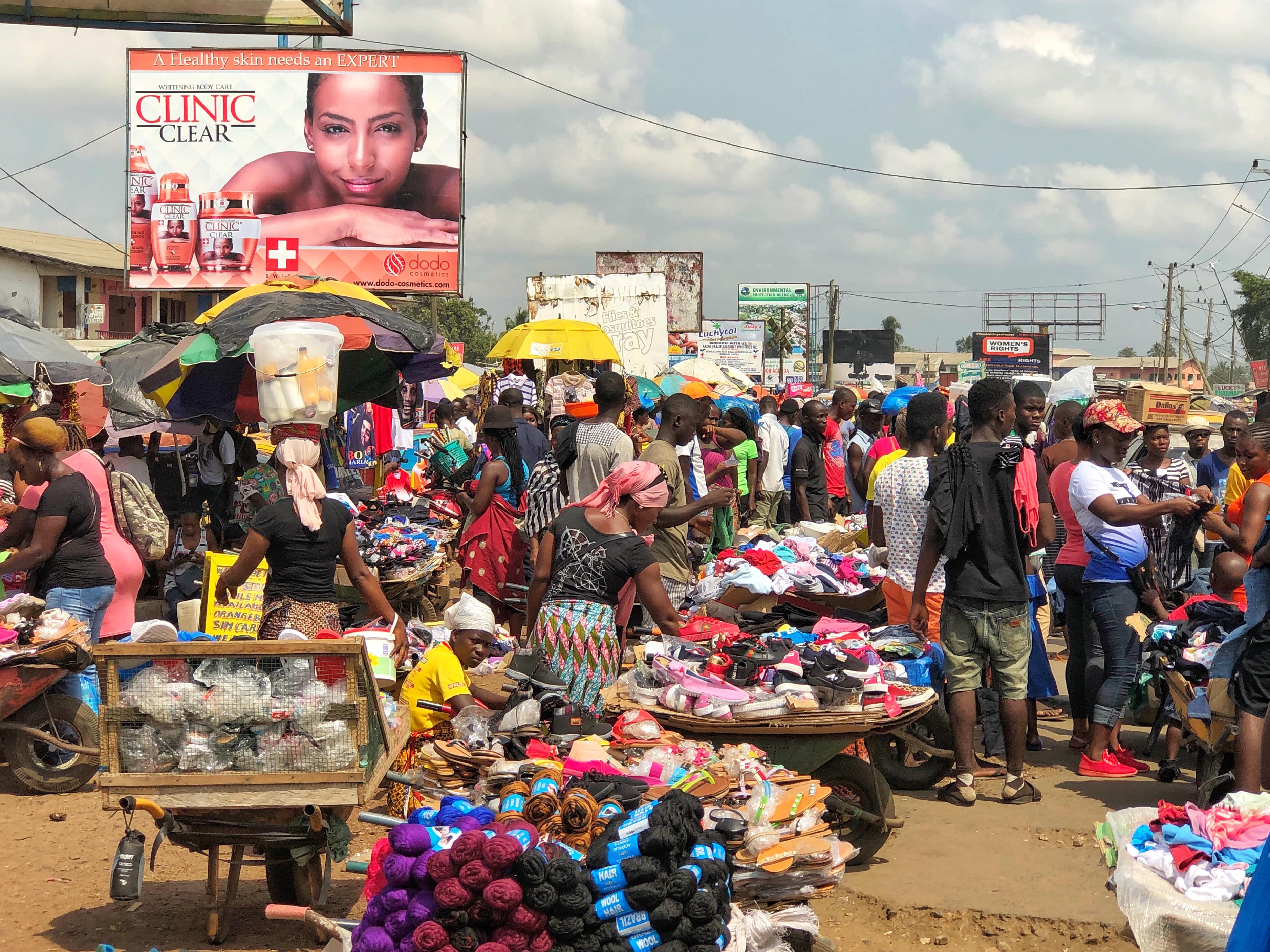 Monrovia Douala marketplace