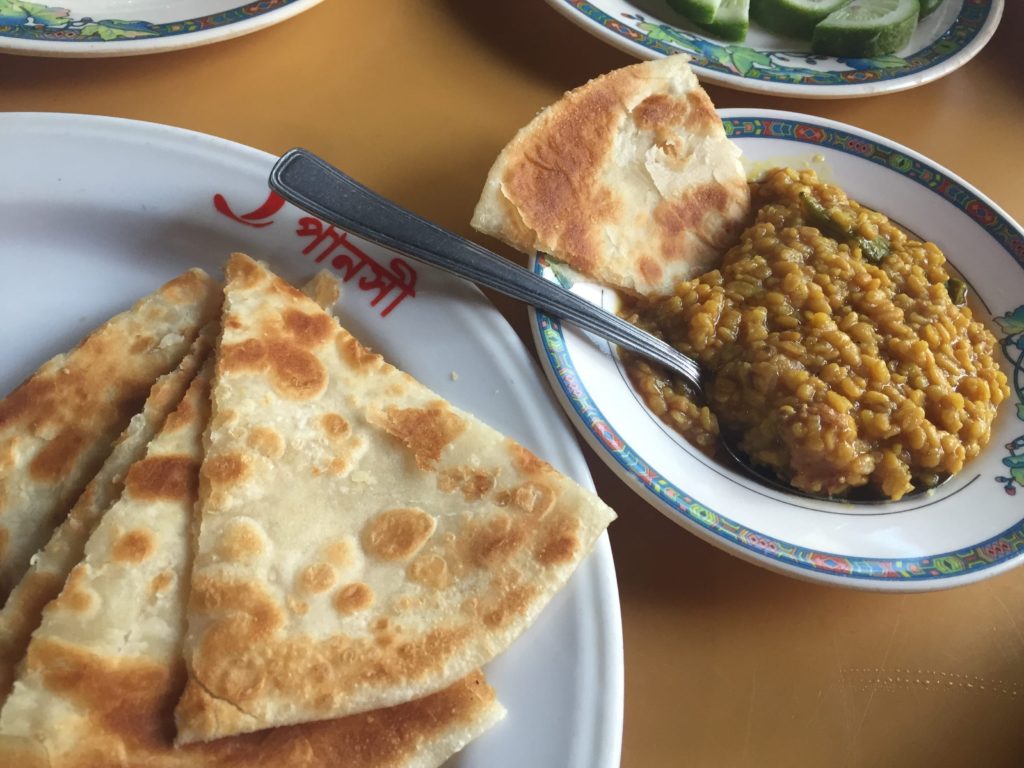 Mung daal and special/normal paratha