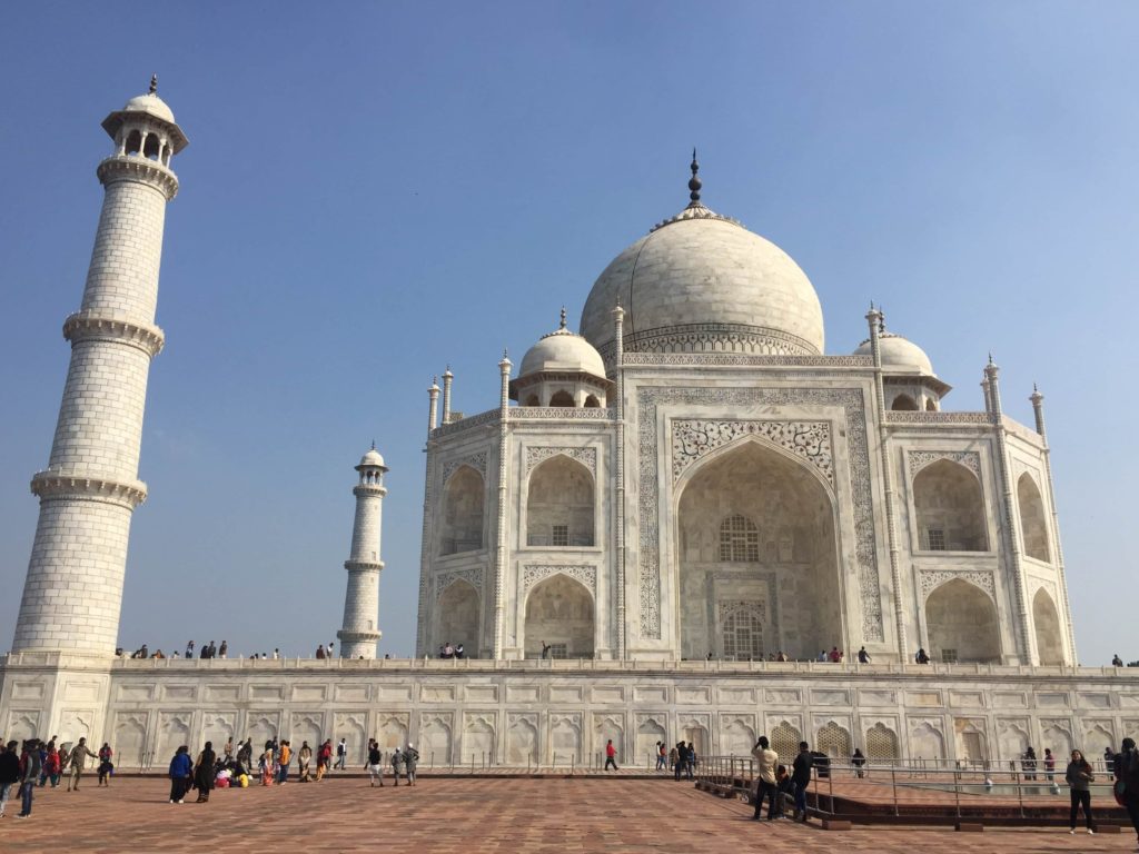 At the Taj Mahal