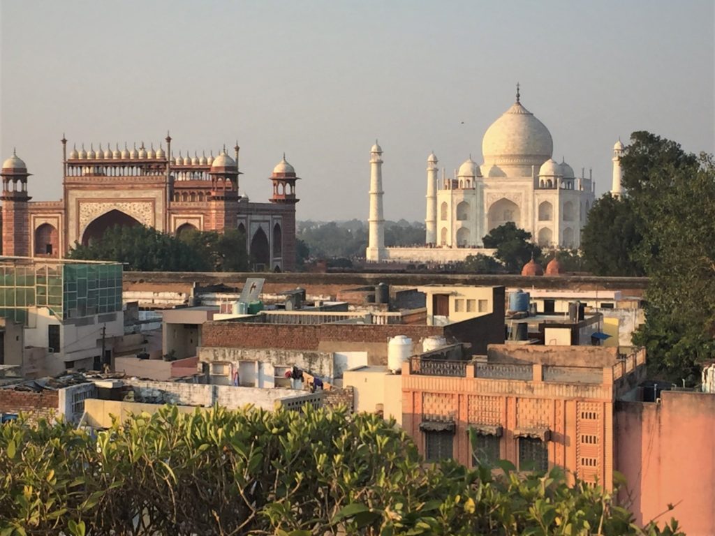 Agra's rooftops have the best views