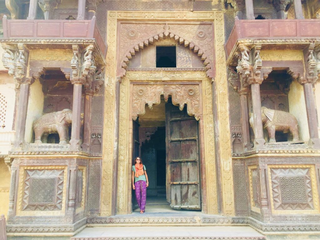 The Rajput palaces at Orchha