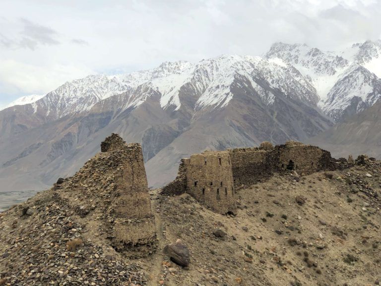 Yamchun Fortress. Stops in the Wakhan Valley. Self-driving the Pamir Highway, from Dushanbe, Tajikistan, to Osh, Kyrgyzstan.