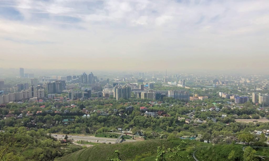View over Almaty from Kok Tobe