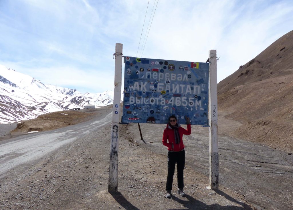 Ak-Baital Pass, the highest one of the trip