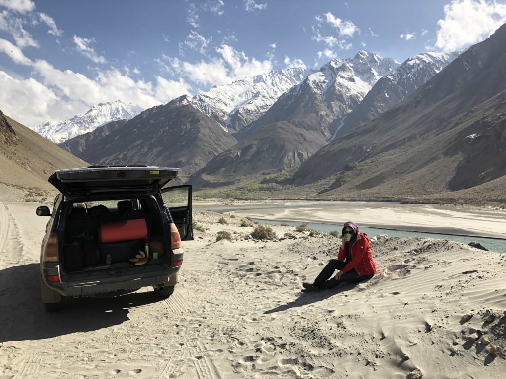 Sandy roads in the Wakhan valley