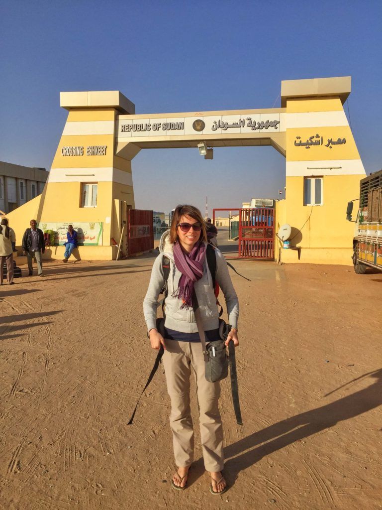Crossing the Egypt-Sudan border by foot