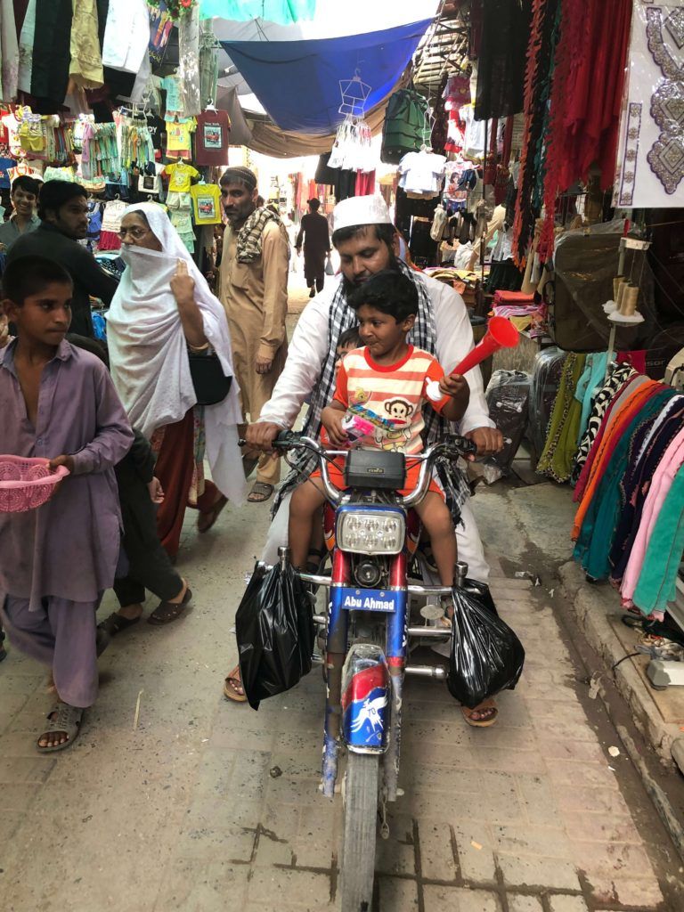 Peshawar bazaar, where anything goes. Peshawar, Pakistan