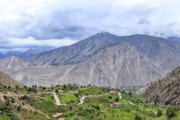 The road to Rama Lake, Astore Valley, Pakistan