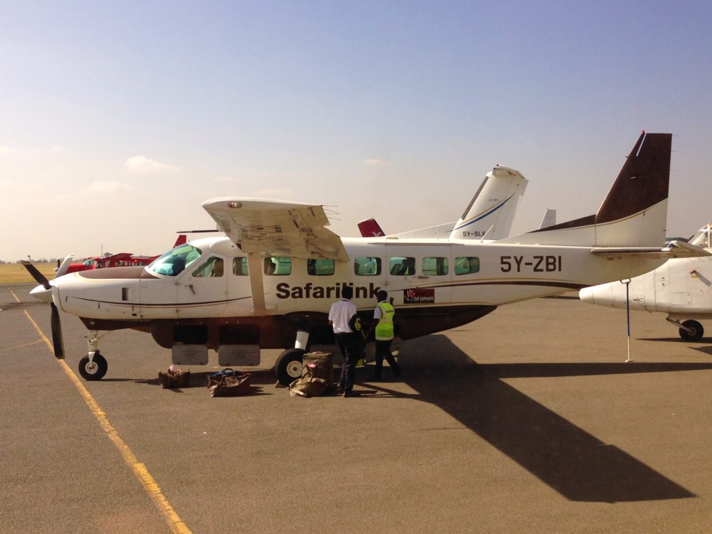 Our plane to the Mara awaiting us