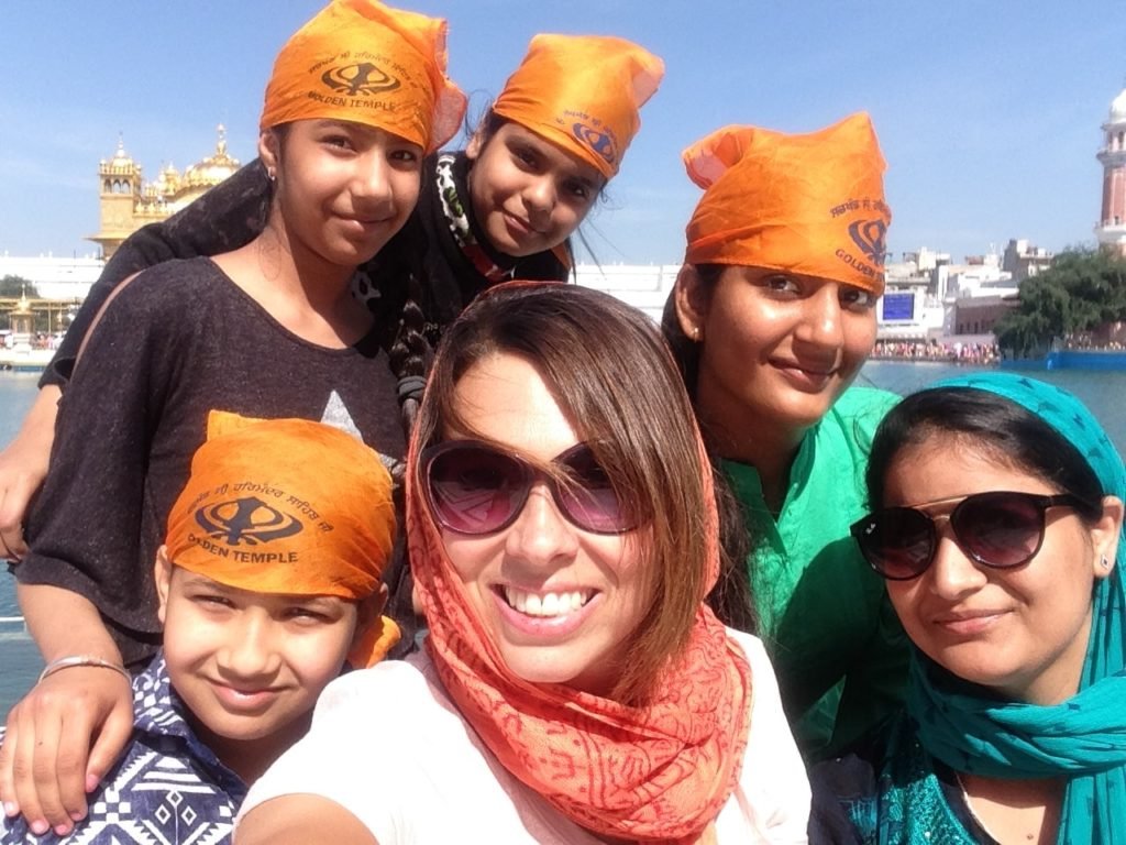 Family photo shoot at the Golden Temple
