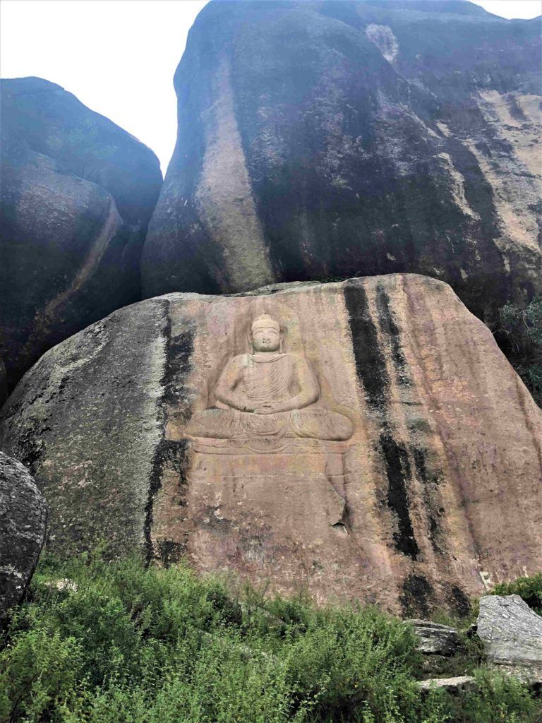 The Jahanabad Buddha, now restored