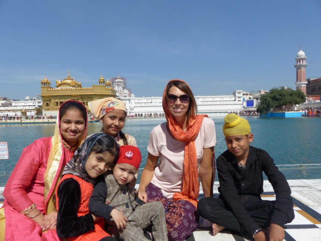 Family photo shoot at the Golden Temple
