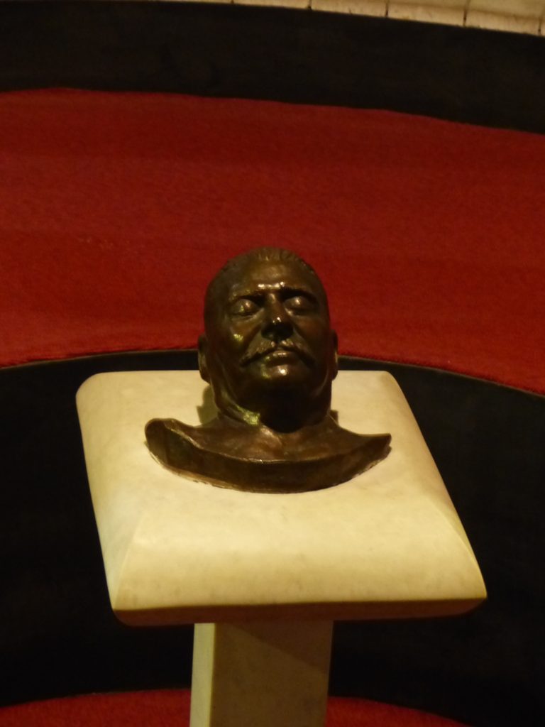 Stalin's death mask at the museum in Gori