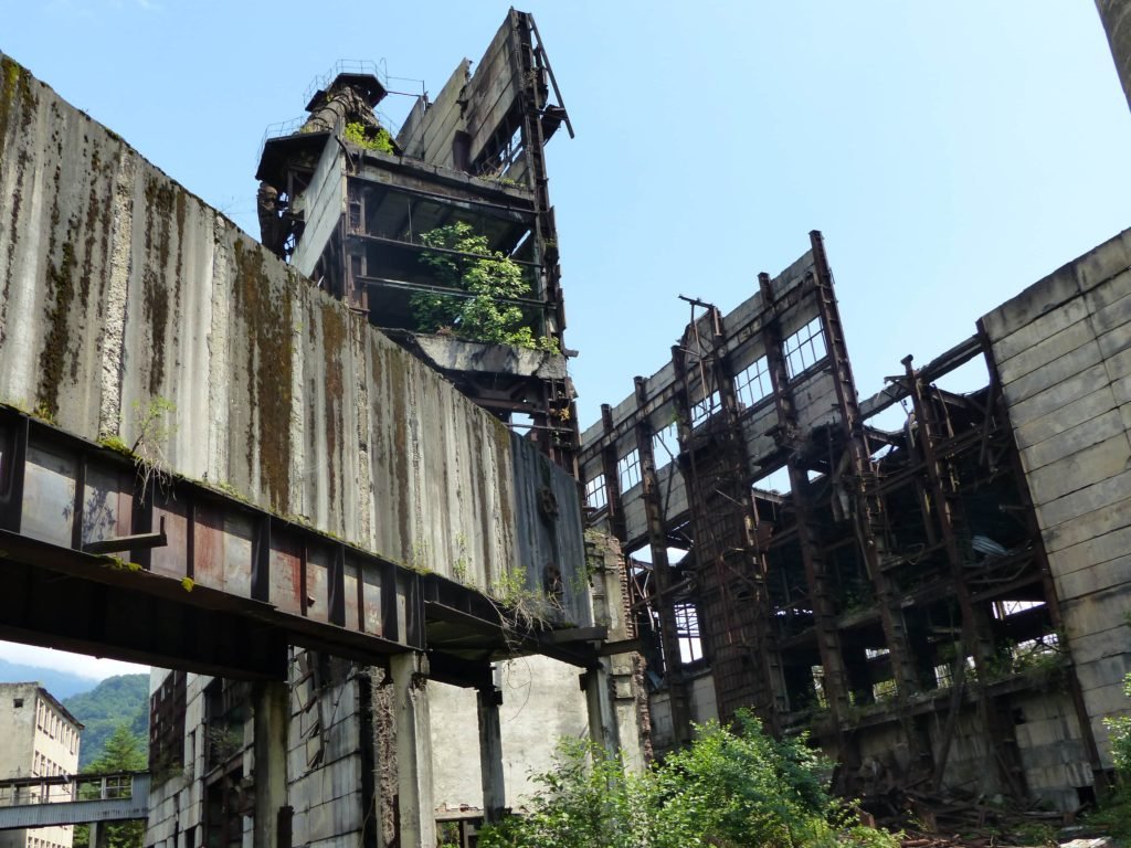 Abandoned power plant, Tkvarcheli