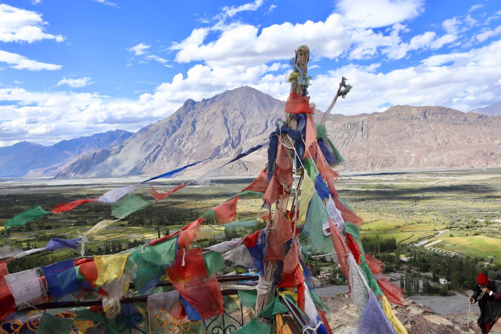 From the monastery at Diskit, overlooking the Nubra Valley