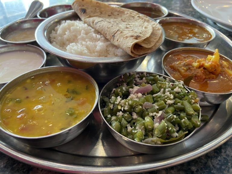 A thali in Dar at one of (many) good Indian restaurants