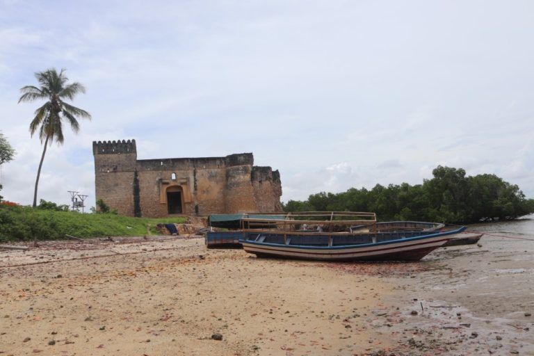 The old Arab fort at Kilwa Kisiwani