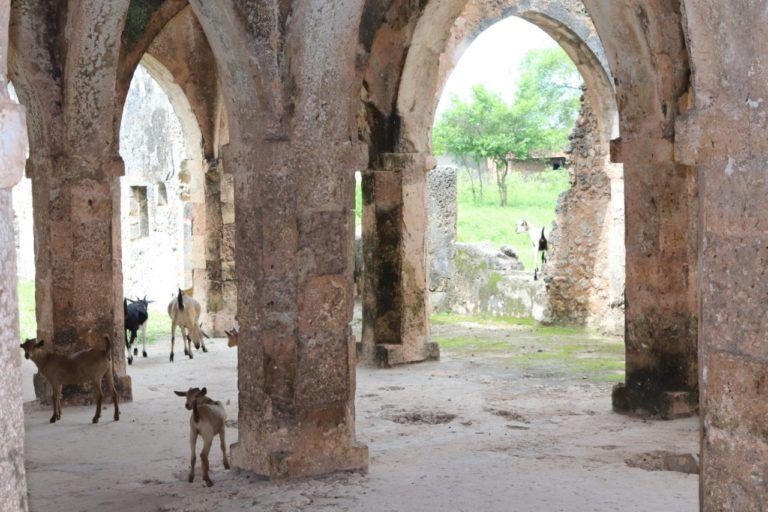 A very intact ruined mosque, Kilwa Kisiwani