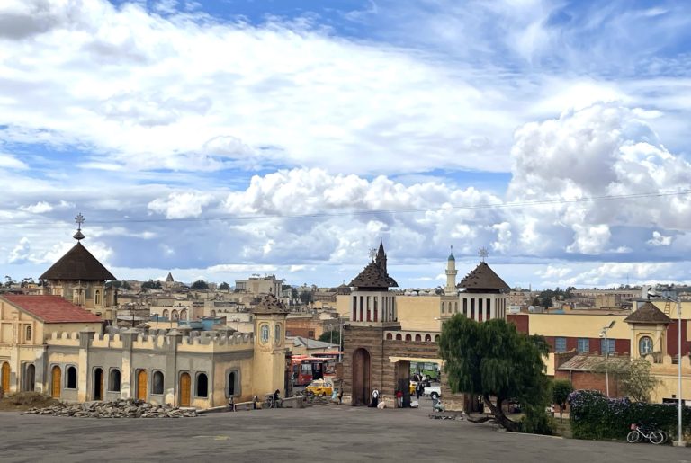 View of Asmara from the Enda Mariam Orthodox church