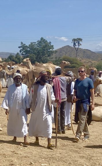Camel and livestock market in Keren, Eritrea
