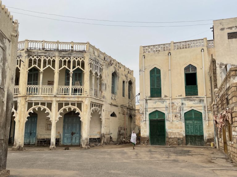 Ruins of the old town in Massawa, Eritrea