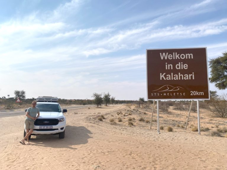 Entering the Kalahari, South Africa