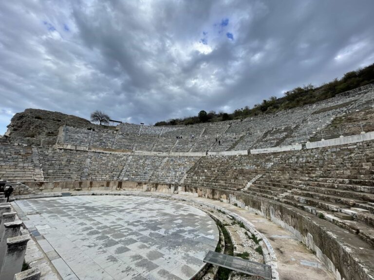 Ephesus's most iconic remains: the huge amphitheatre