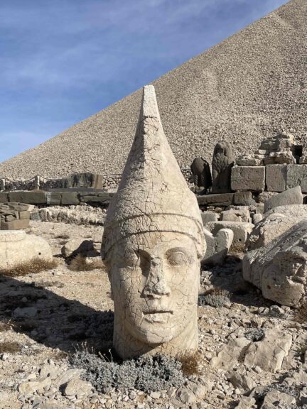 Summit of Mount Nemrut. Remains of the Kingdom of Commagene