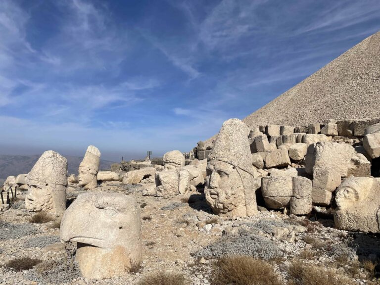 Summit of Mount Nemrut. Remains of the Kingdom of Commagene