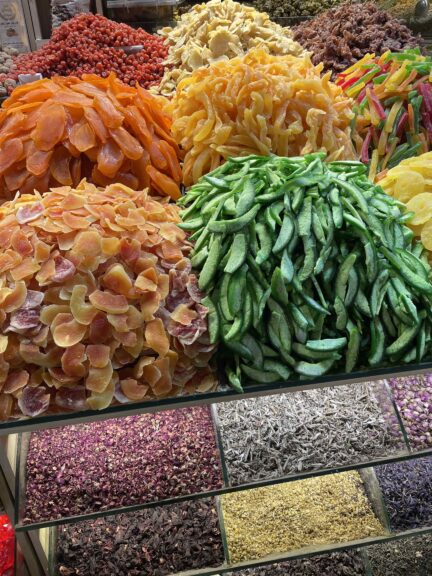 Erbil's main bazaar, dried fruit
