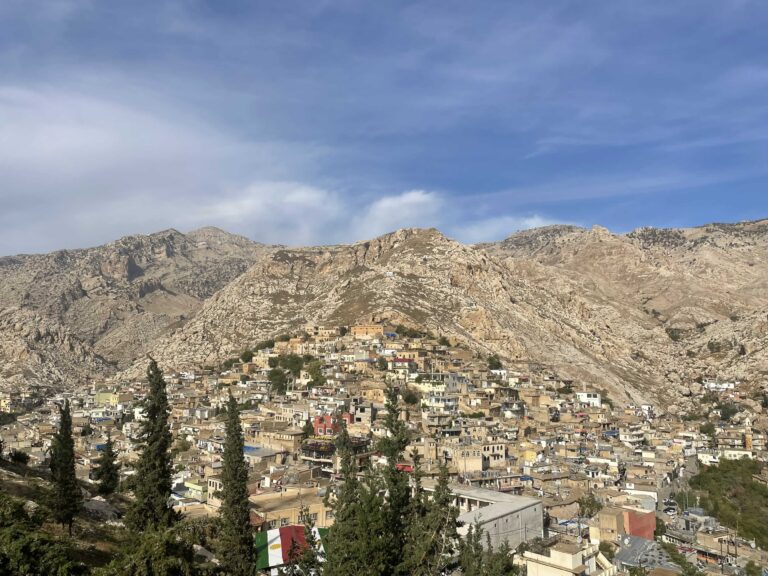 Views over Akre, a pretty village in Iraqi Kurdistan