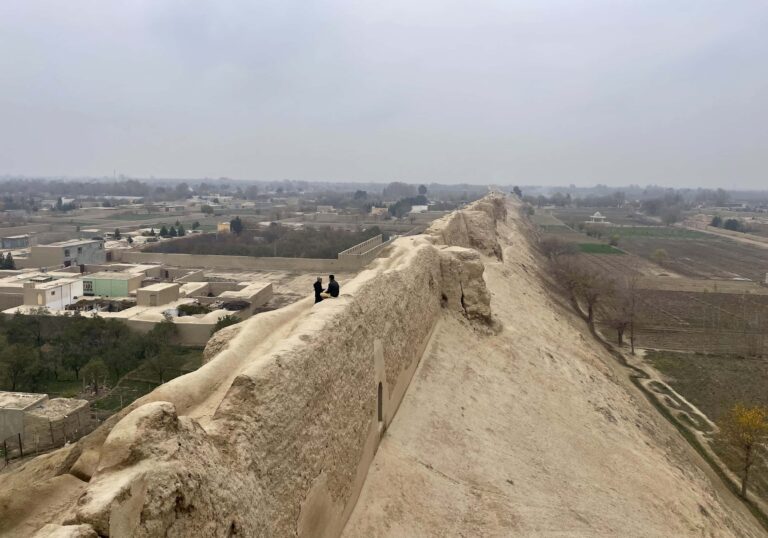 Part of the old walls at Balkh