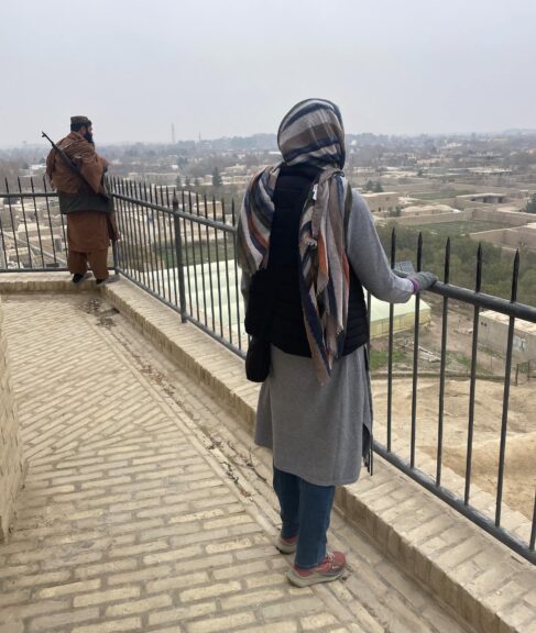 Lookout from the walls over Balkh