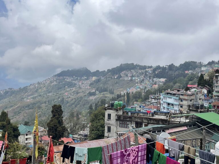 Darjeeling, overcast and building up to more rain