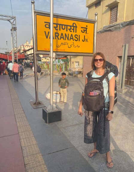 Rested up and arriving in sunny Varanasi