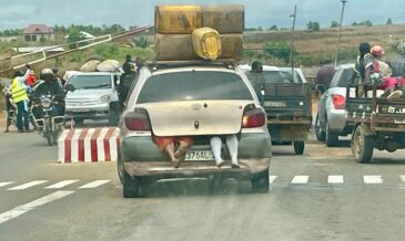 It's not just us who had a cramped ride on the way to the border