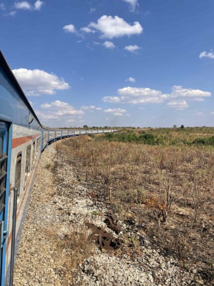 On the Tazara train