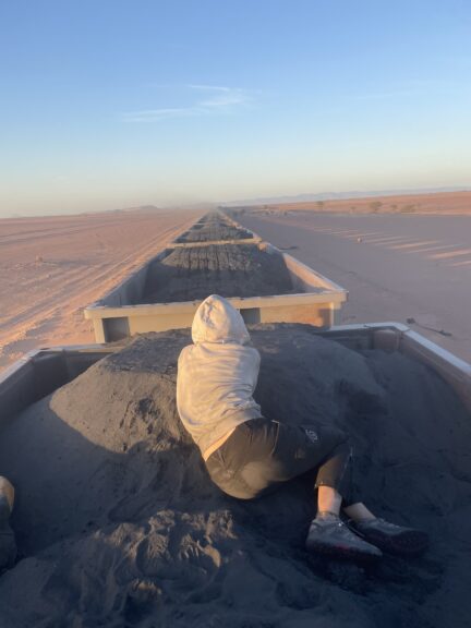 Riding the iron ore train