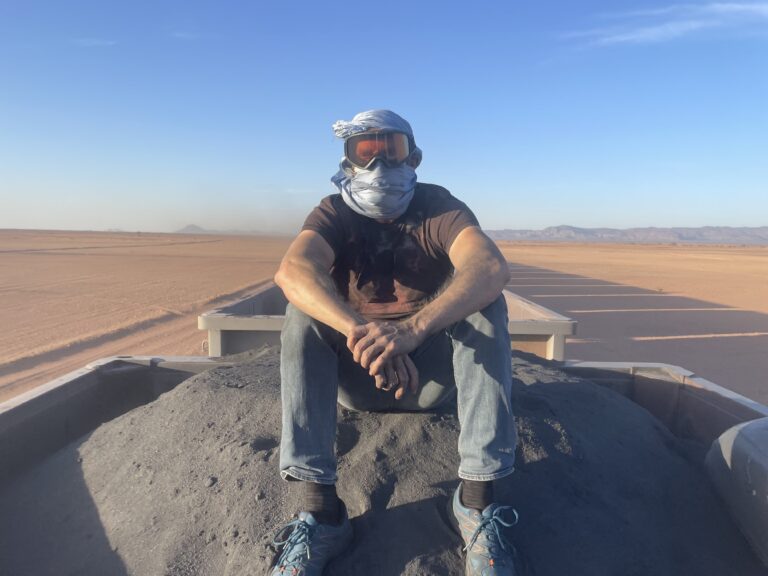All aboard! Into the desert on the iron ore train