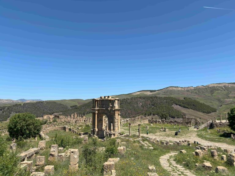 Djemila view algeria