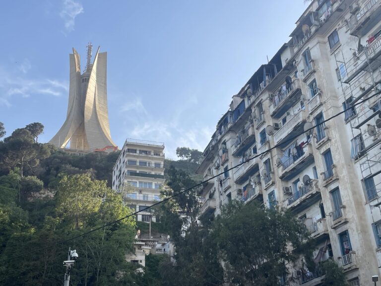 Martyrs monument Algiers Algeria
